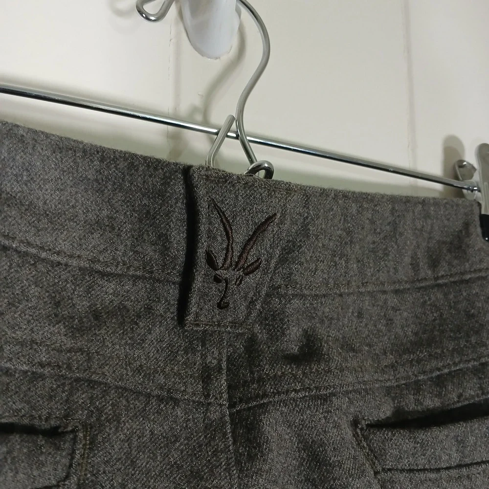 Ibex Merino Ramble Wool Pants Men 32 x 32 Charcoal Gray Straight Utility Outdoor